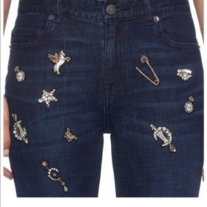 NWT Magaschoni slim fit cropped jeans